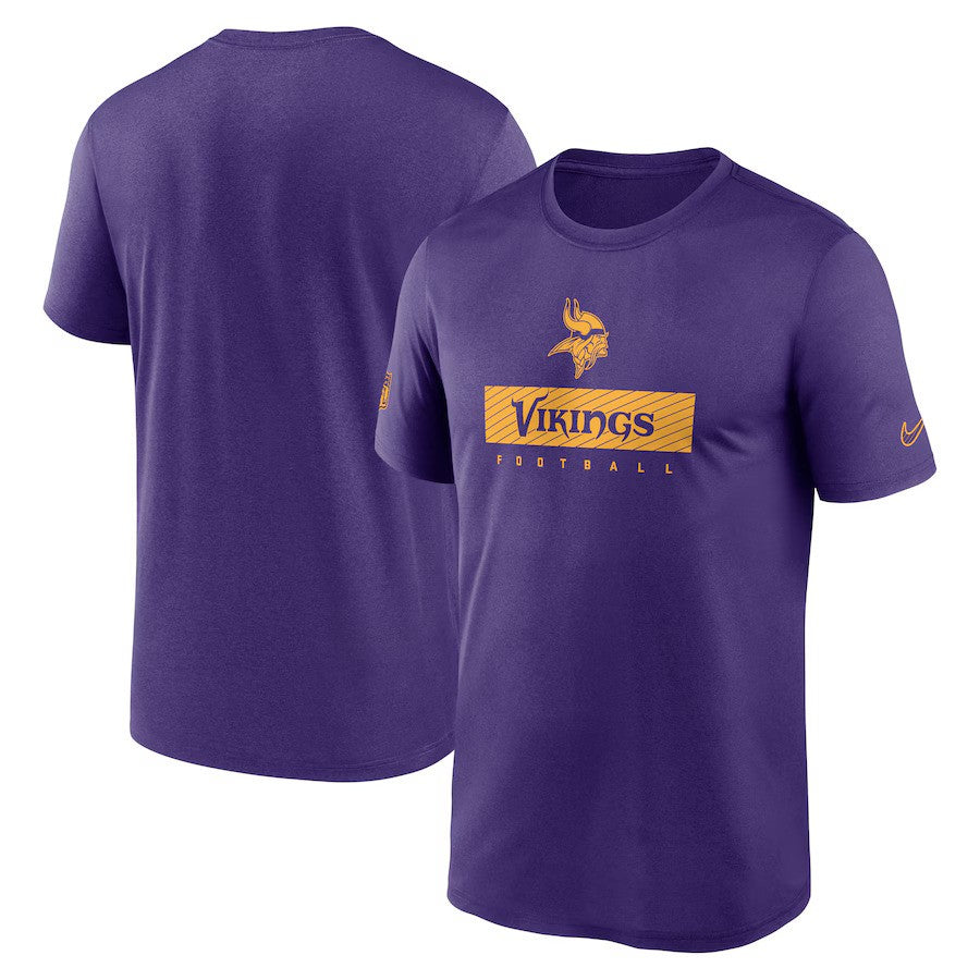 Minnesota Vikings Nike Sideline Legend Performance T-Shirt - Purple - UKASSNI