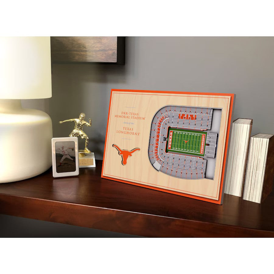 Texas Longhorns 14'' x 10.5'' 3D StadiumViews Desktop Display - UKASSNI