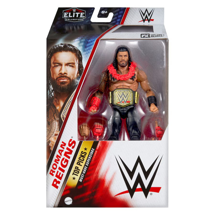 Roman Reigns WWE Mattel Elite Collection Top Picks: 2025 Wave 1 Action Figure - UKASSNI