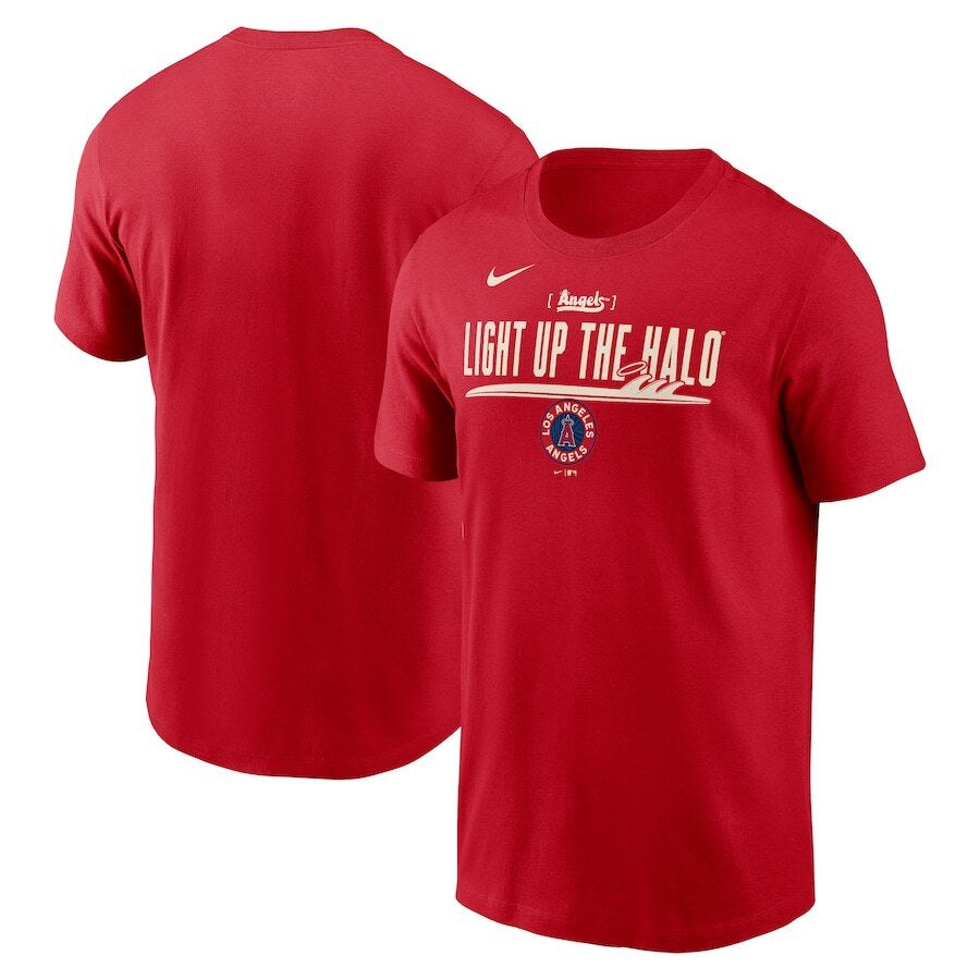 Los Angeles Angels Nike City Connect T-Shirt - Red - UKASSNI