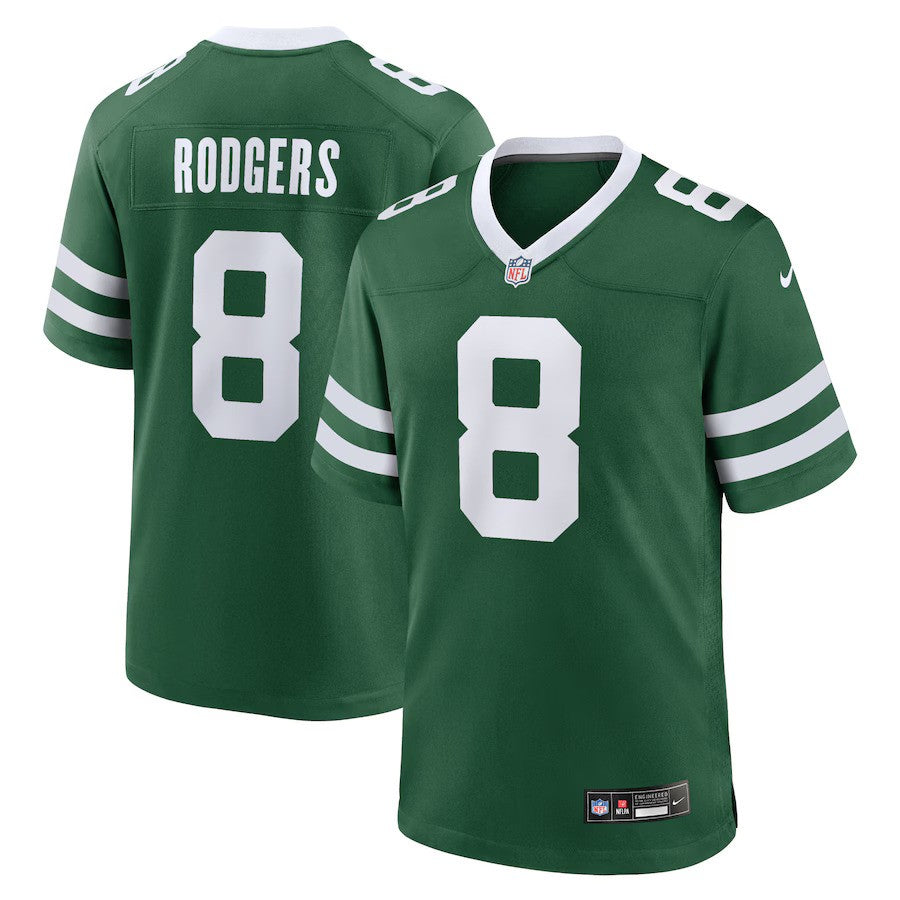 Aaron Rodgers New York Jets Nike Game Jersey - Gotham Green - UKASSNI