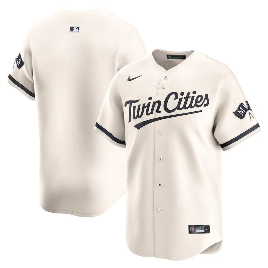 Minnesota Twins Nike Alternate Limited Jersey – Cream - UKASSNI