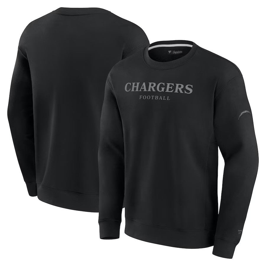 Los Angeles Chargers Fanatics Unisex Elements Unlimited Fleece Pullover Sweatshirt - Black - UKASSNI