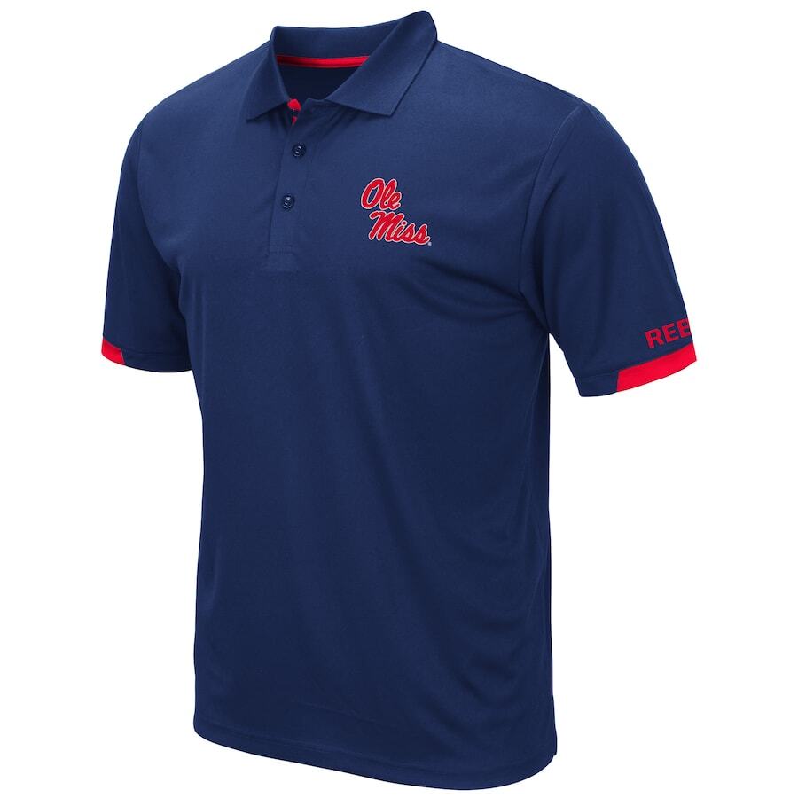 Ole Miss Rebels Colosseum Santry Lightweight Polo - Navy - UKASSNI