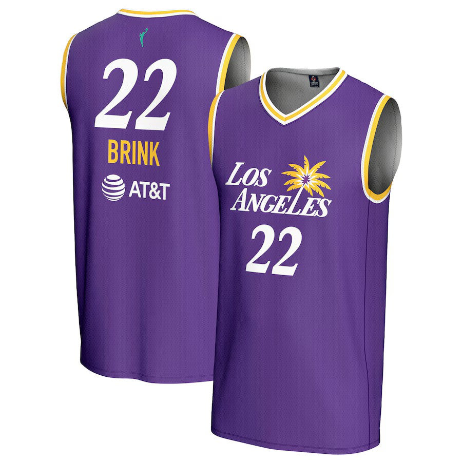 Cameron Brink Los Angeles Sparks GameDay Greats Unisex Lightweight Replica Basketball Jersey - Purple - UKASSNI