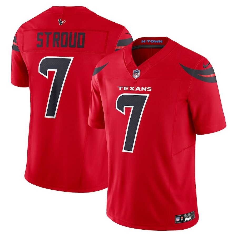 C.J. Stroud Houston Texans Nike Alternate Vapor F.U.S.E. Limited Jersey - Red - UKASSNI