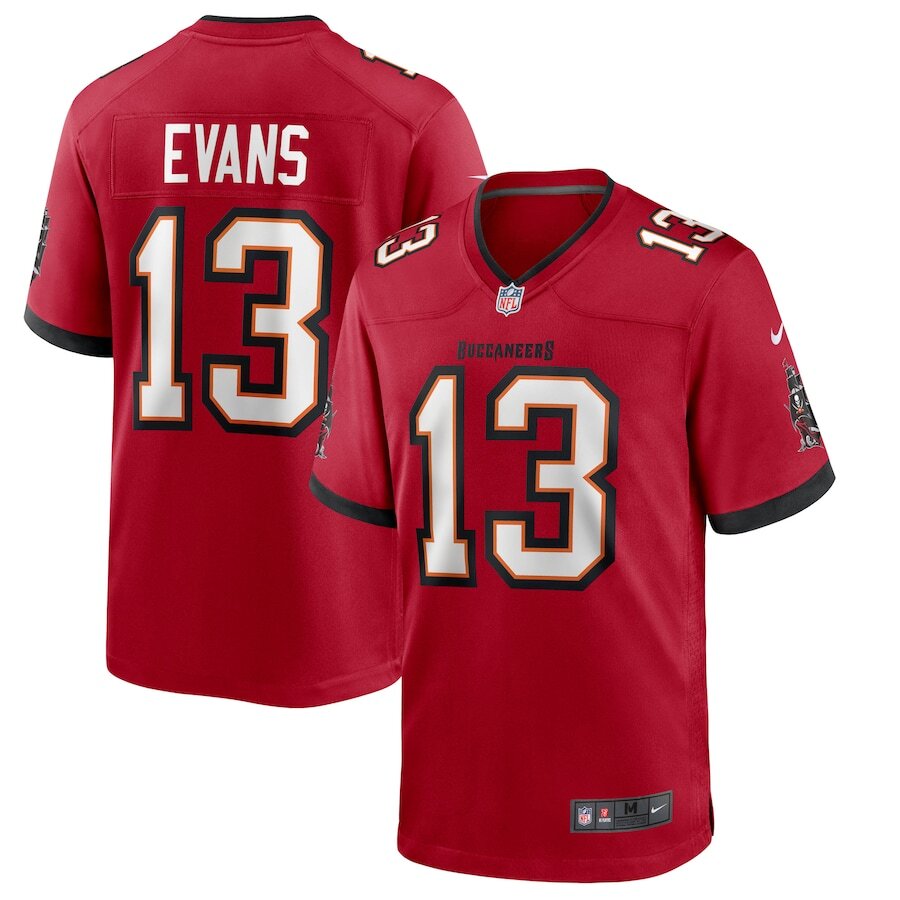Tampa Bay Buccaneers NFL Mike Evans Nike Game Jersey – Red (USA Stock) - UKASSNI
