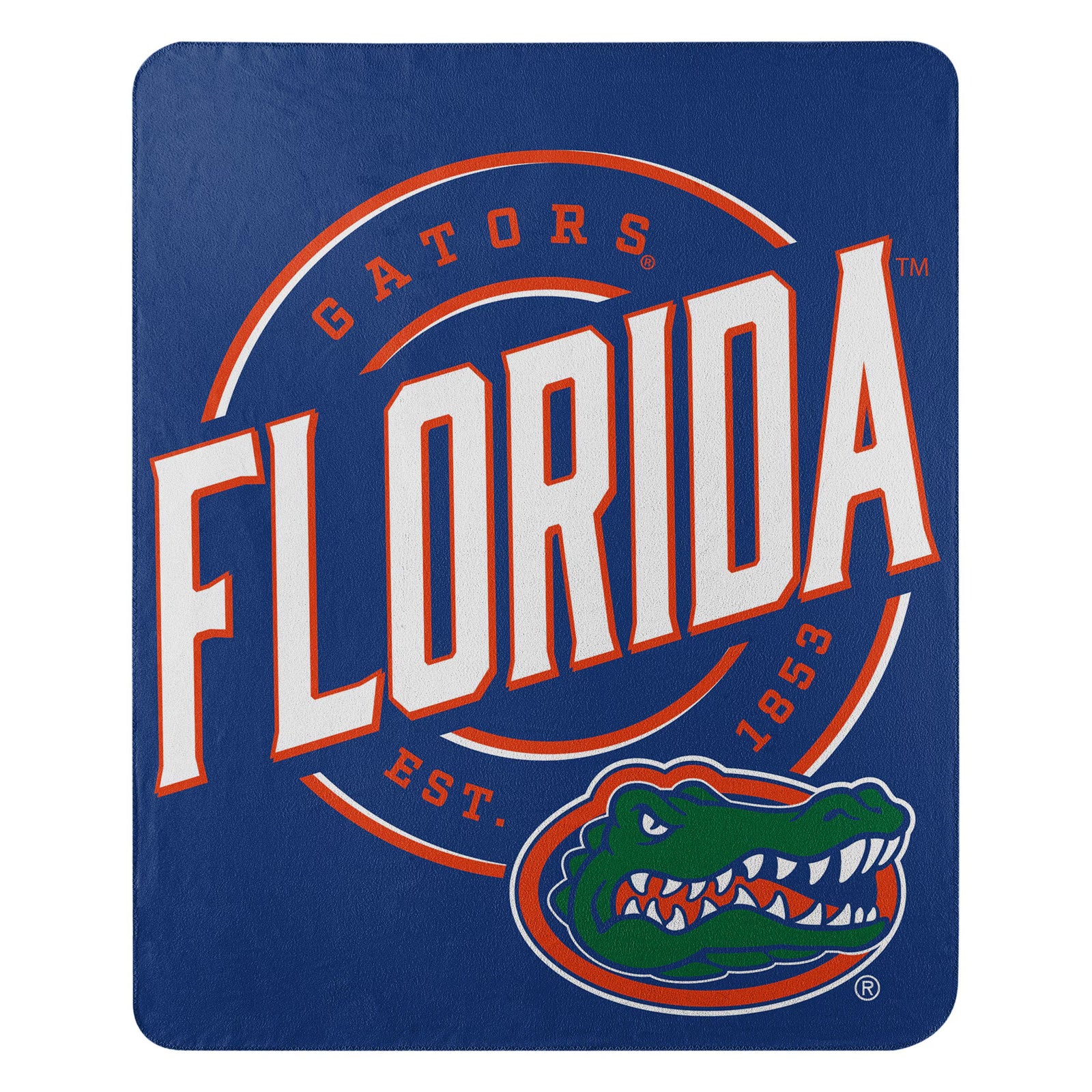 Florida Gators NCAA Campaign Fleece Throw Blanket 50" x 60" (UK Stock) - UKASSNI