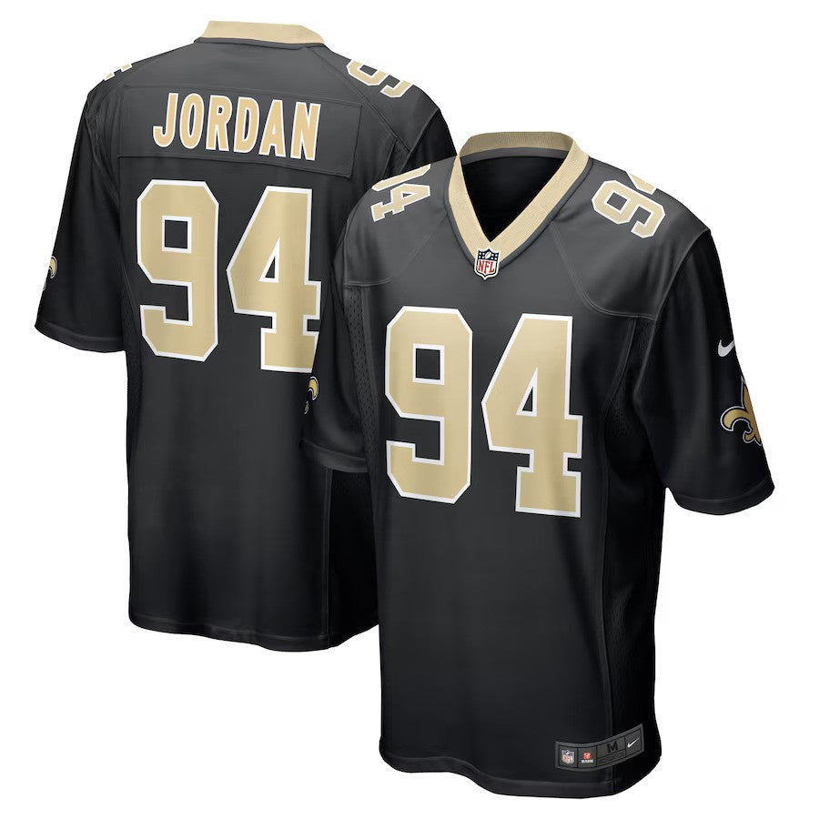 New Orleans Saints NFL Cameron Jordan Nike Game Jersey – Black (USA Stock) - UKASSNI