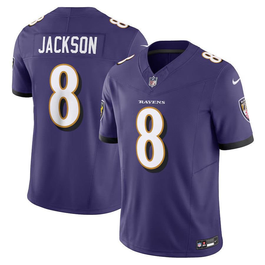 Baltimore Ravens NFL Lamar Jackson Nike Vapor F.U.S.E. Limited Jersey – Purple (USA Stock) - UKASSNI