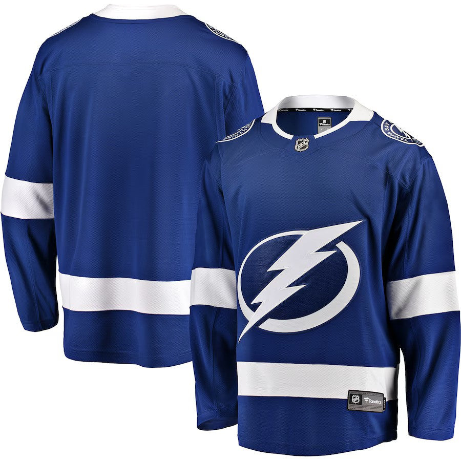 Tampa Bay Lightning NHL Fanatics Breakaway Home Jersey - Blue - UKASSNI