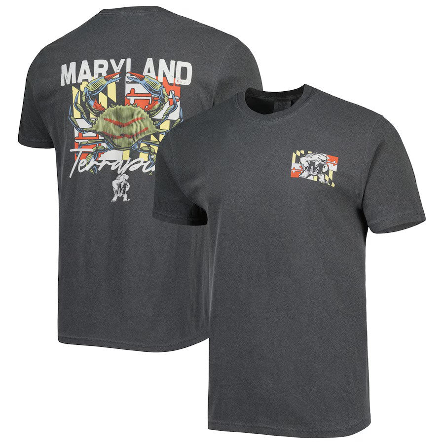 Maryland Terrapins NCAA Hyperlocal T-Shirt - Black - UKASSNI