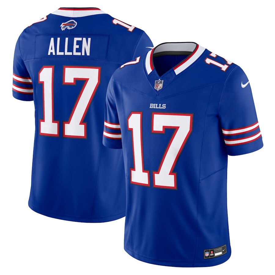Buffalo Bills NFL Josh Allen Nike Vapor F.U.S.E. Limited Jersey – Royal (USA Stock) - UKASSNI