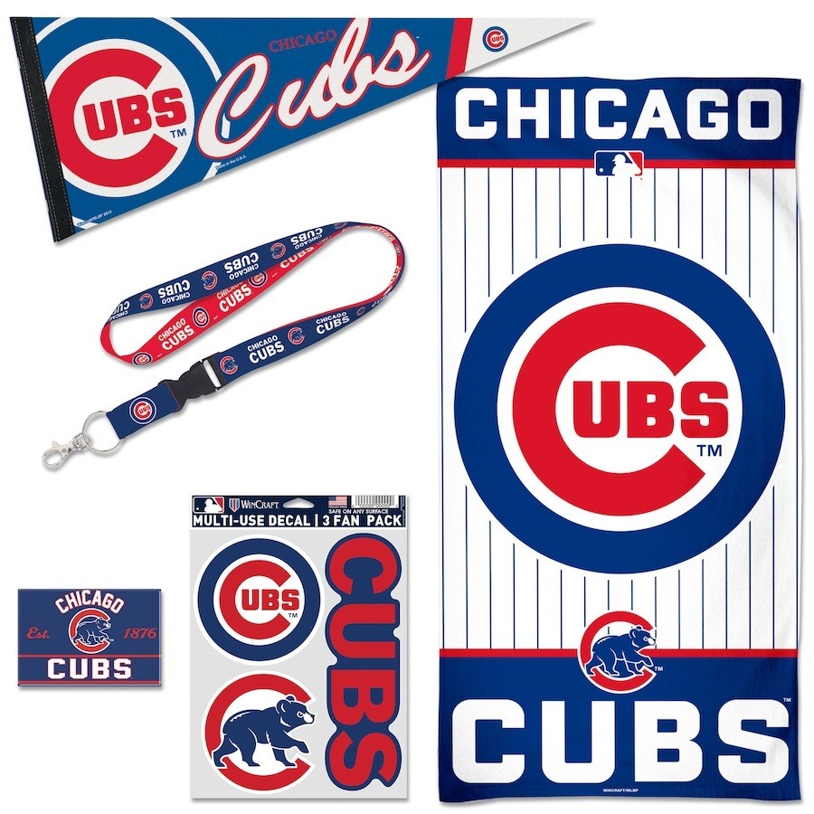 Chicago Cubs WinCraft House Fan Accessories Pack - UKASSNI