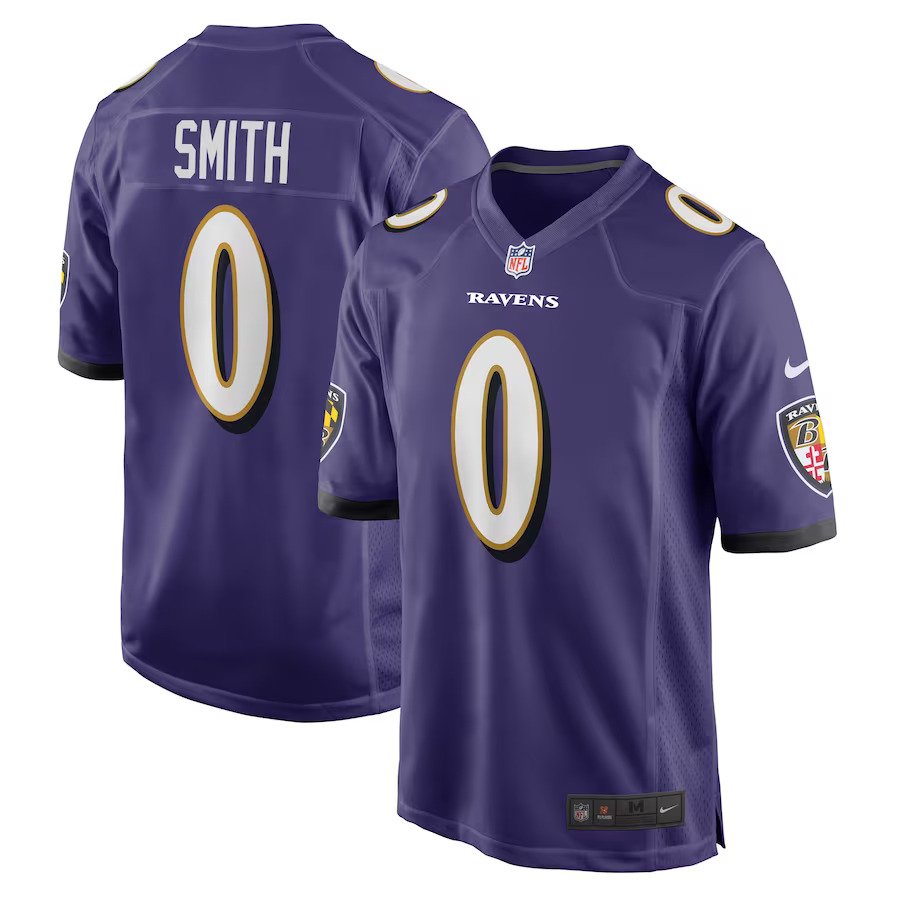 Roquan Smith Baltimore Ravens Nike Team Game Jersey - Purple - UKASSNI