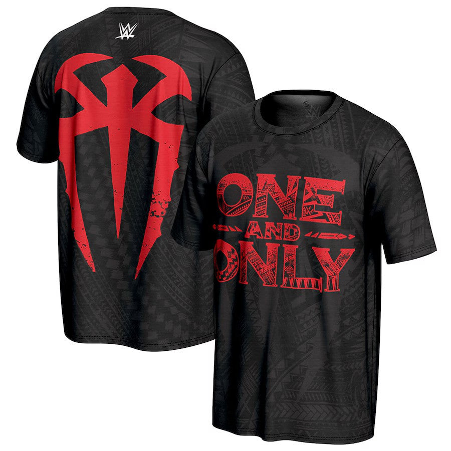Roman Reigns WWE ProSphere One and Only T-Shirt – Black (USA Stock) - UKASSNI
