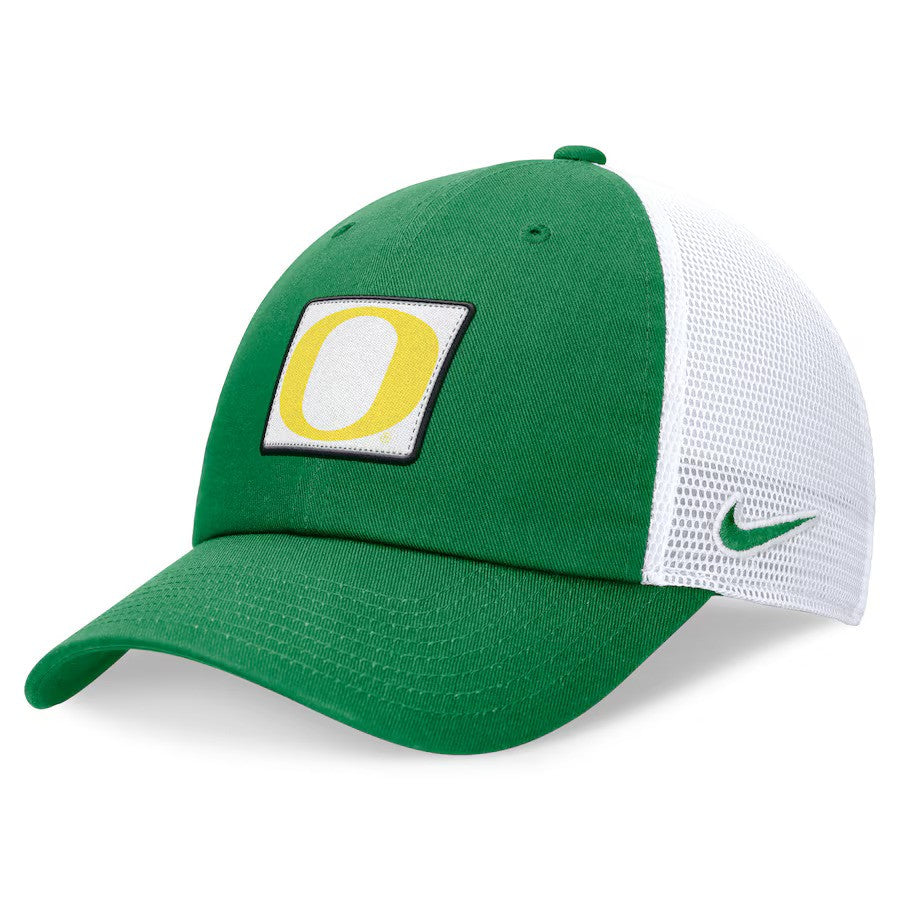 Oregon Ducks Nike Primetime Club Trucker Adjustable Hat - Green/White - UKASSNI