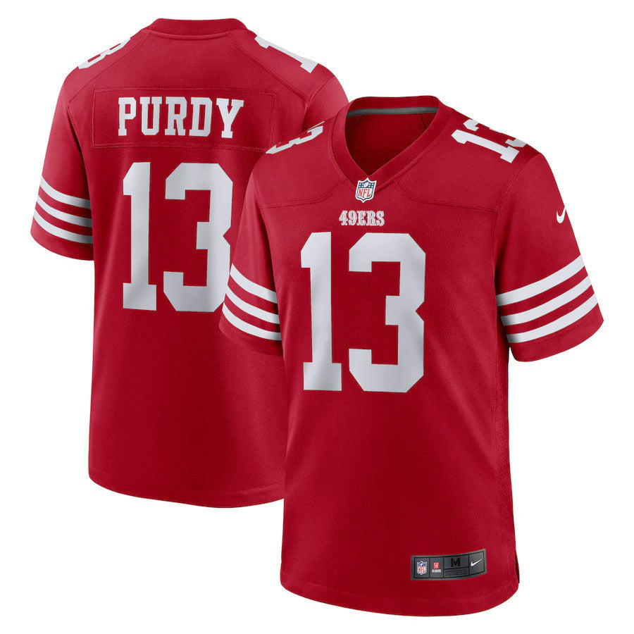 San Francisco 49ers NFL Brock Purdy Nike Game Player Jersey – Scarlet (USA Stock) - UKASSNI
