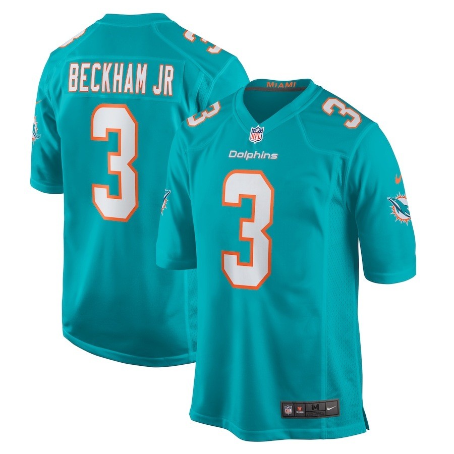 Odell Beckham Jr. Miami Dolphins Nike Game Jersey - Aqua - UKASSNI