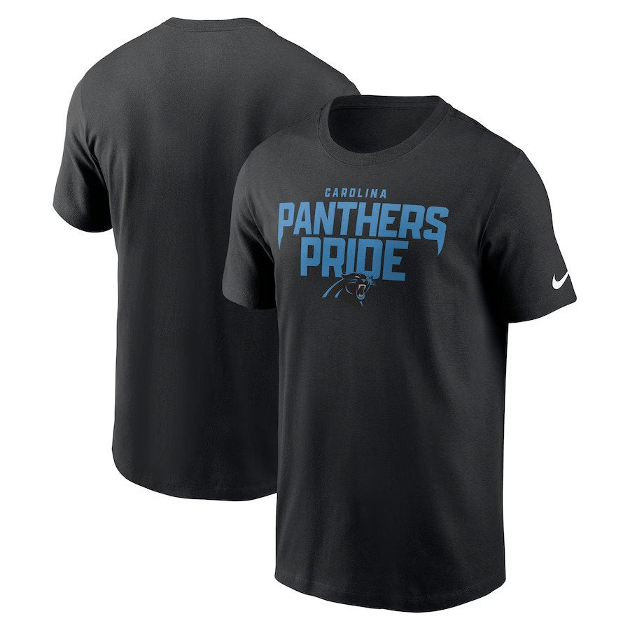 Carolina Panthers Nike Local Essential T-Shirt - Black - UKASSNI