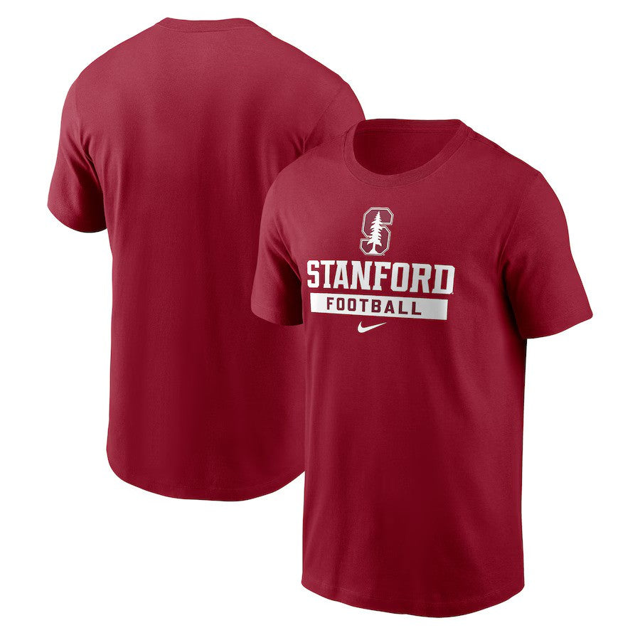 Stanford Cardinal Nike Football T-Shirt - Cardinal - UKASSNI