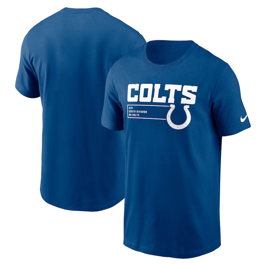 Indianapolis Colts Nike Division Essential T-Shirt - Royal - UKASSNI