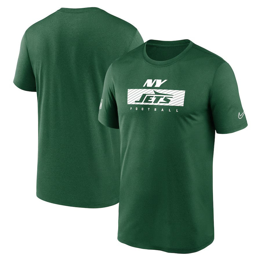 New York Jets Nike Sideline Legend Performance T-Shirt - Green - UKASSNI