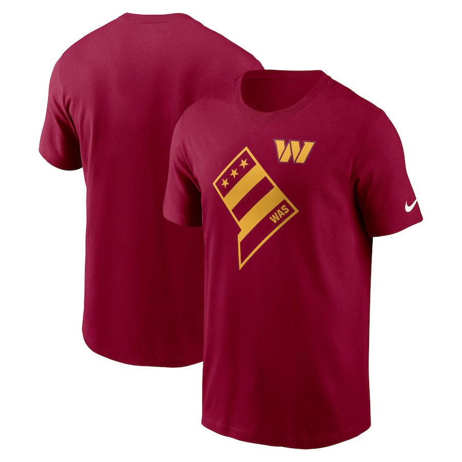 Washington Commanders Nike Local Essential T-Shirt - Burgundy - UKASSNI
