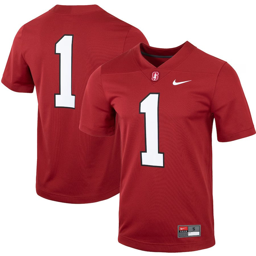 #1 Stanford Cardinal Nike Untouchable Football Jersey - Cardinal - UKASSNI