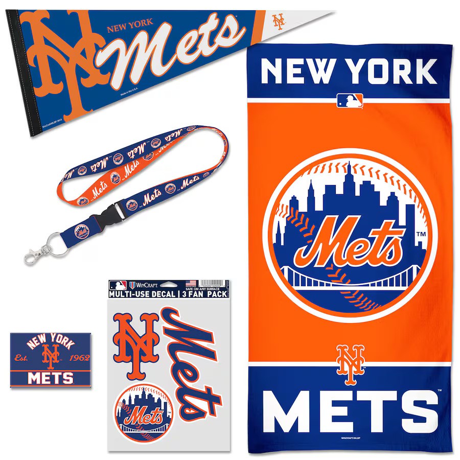 New York Mets WinCraft House Fan Accessories Pack - UKASSNI