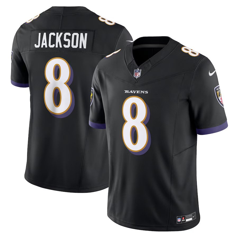 Lamar Jackson Baltimore Ravens Nike Vapor F.U.S.E. Limited Alternate Jersey - Black - UKASSNI