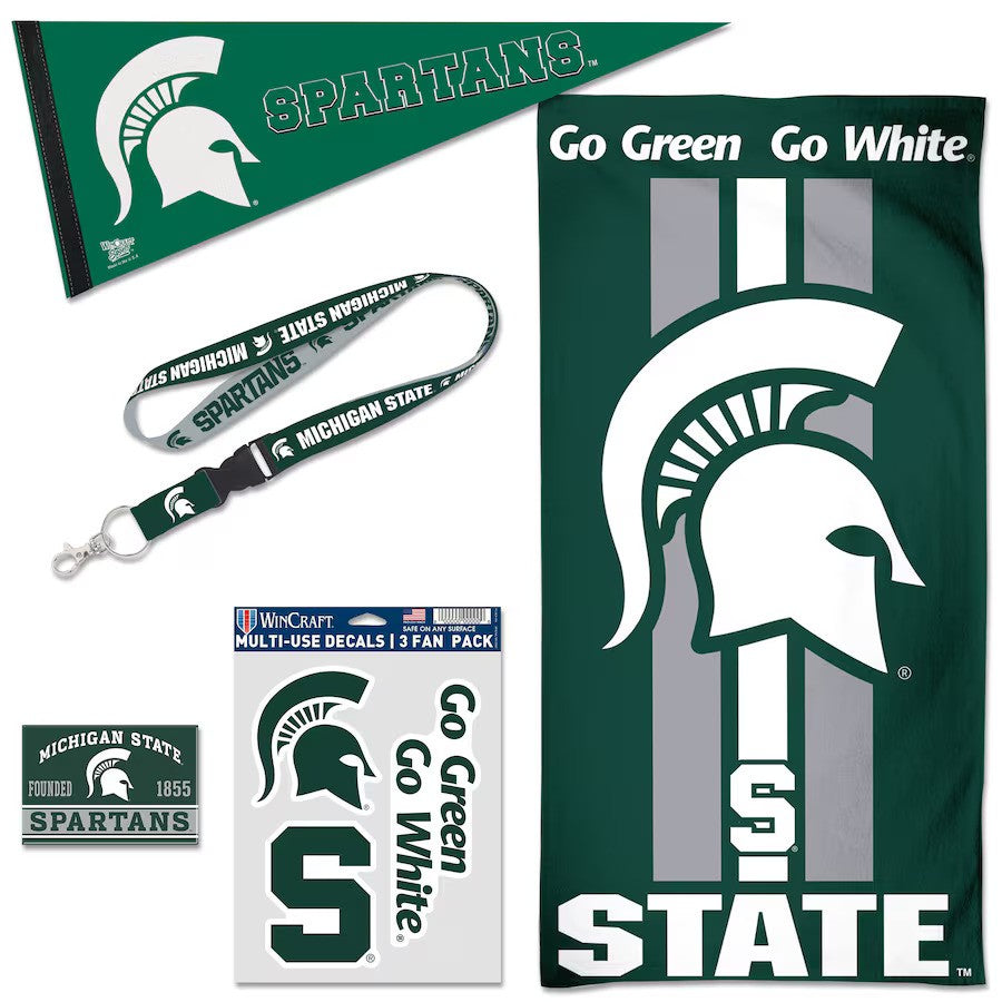 Michigan State Spartans WinCraft House Fan Accessories Pack - UKASSNI