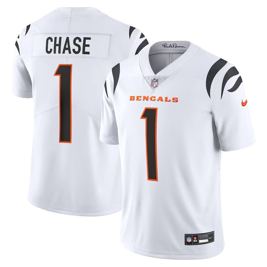 Ja'Marr Chase Cincinnati Bengals Nike Vapor Untouchable F.U.S.E. Limited Jersey - White - UKASSNI