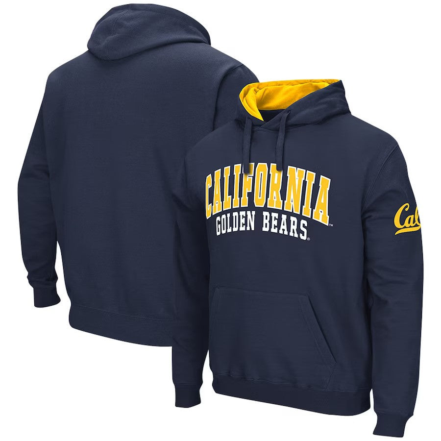 Cal Bears Colosseum Double Arch Pullover Hoodie - Navy - UKASSNI