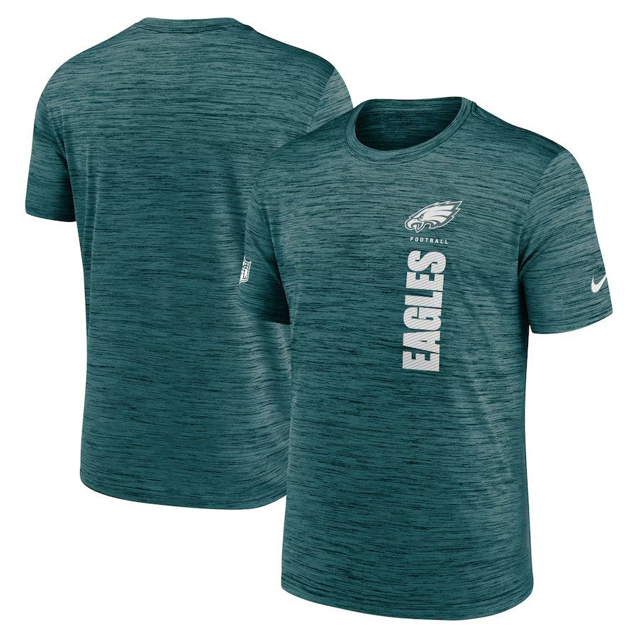 Philadelphia Eagles Nike 2024 Sideline Velocity Performance T-Shirt - Midnight Green - UKASSNI