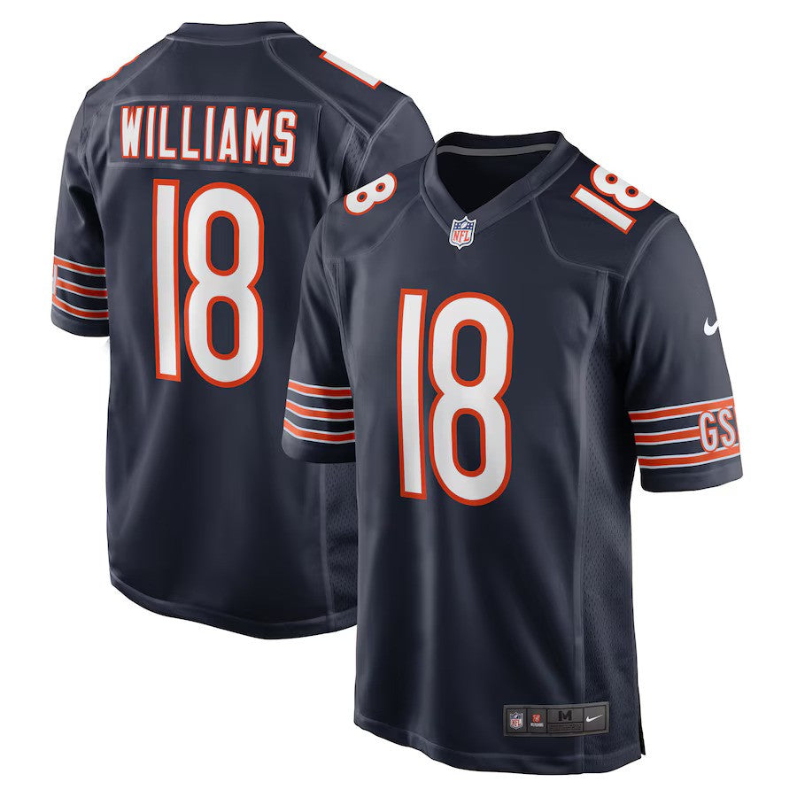 Chicago Bears NFL UK Caleb Williams Nike Player Game Jersey – Navy (UK Stock) - UKASSNI