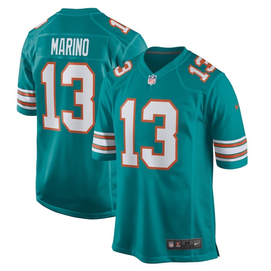 Dan Marino Miami Dolphins Nike Retired Player Jersey - Aqua - UKASSNI