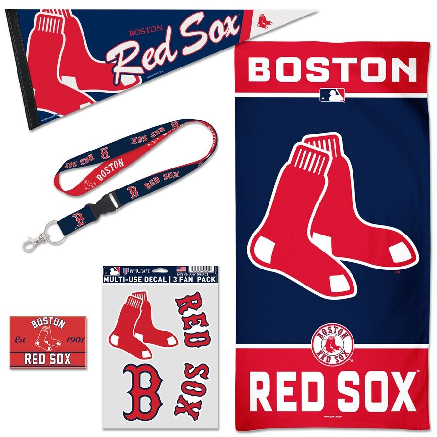 Boston Red Sox WinCraft House Fan Accessories Pack - UKASSNI