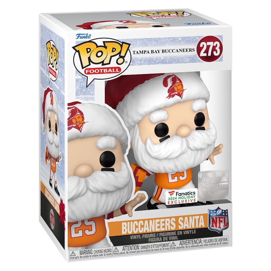 Tampa Bay Buccaneers Santa Funko Pop! 2024 Fanatics Exclusive Vinyl Figure - UKASSNI