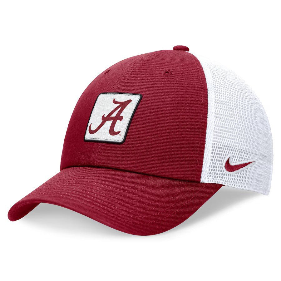 Alabama Crimson Tide Nike Primetime Club Trucker Adjustable Hat - Crimson/White - UKASSNI