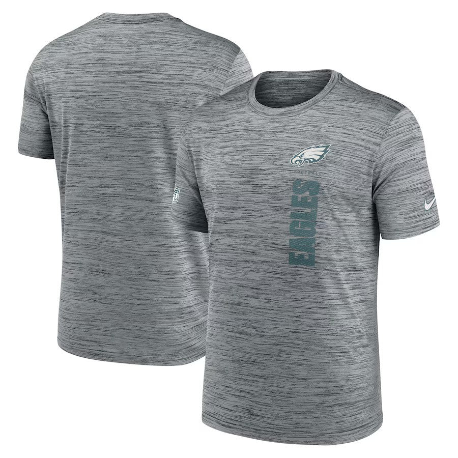 Philadelphia Eagles Nike 2024 Sideline Velocity Performance T-Shirt - Gray - UKASSNI