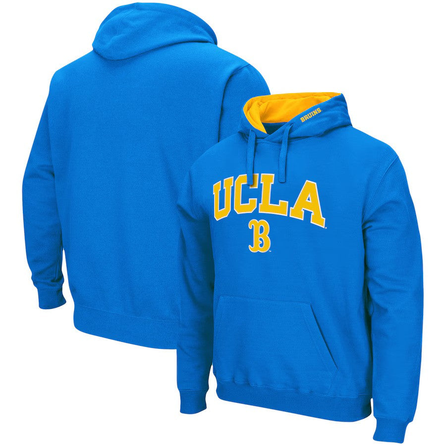 UCLA Bruins NCAA Colosseum Arch & Logo 3.0 Pullover Hoodie – Blue (USA Stock) - UKASSNI