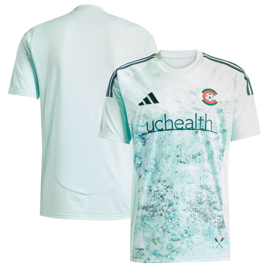Colorado Rapids MLS adidas 2025 Headwaters Replica Jersey – Green (USA Stock) - UKASSNI