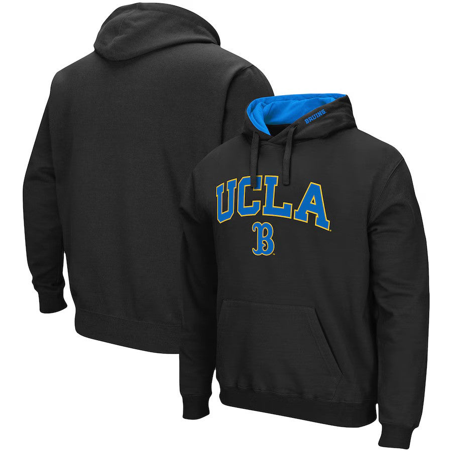 UCLA Bruins NCAA Colosseum Arch & Logo 3.0 Pullover Hoodie – Black (USA Stock) - UKASSNI