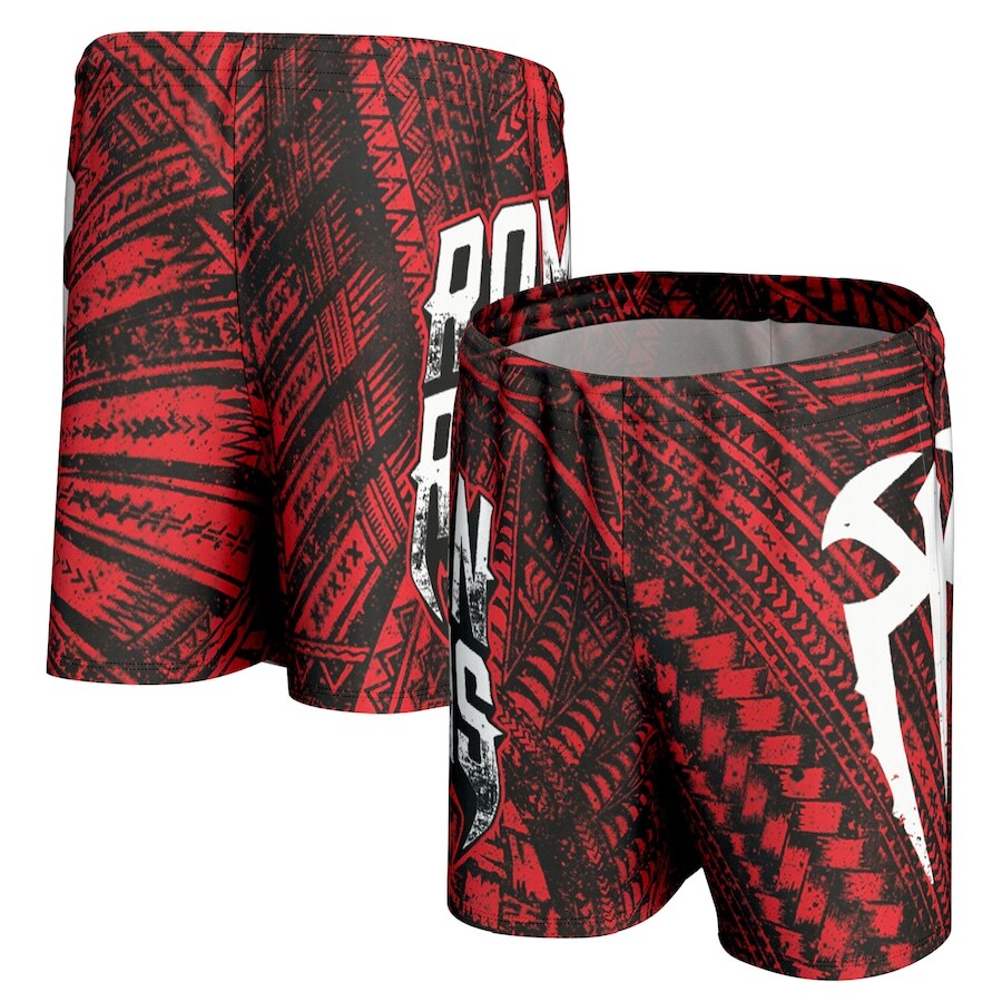 Roman Reigns WWE ProSphere Shorts – Red (USA Stock) - UKASSNI
