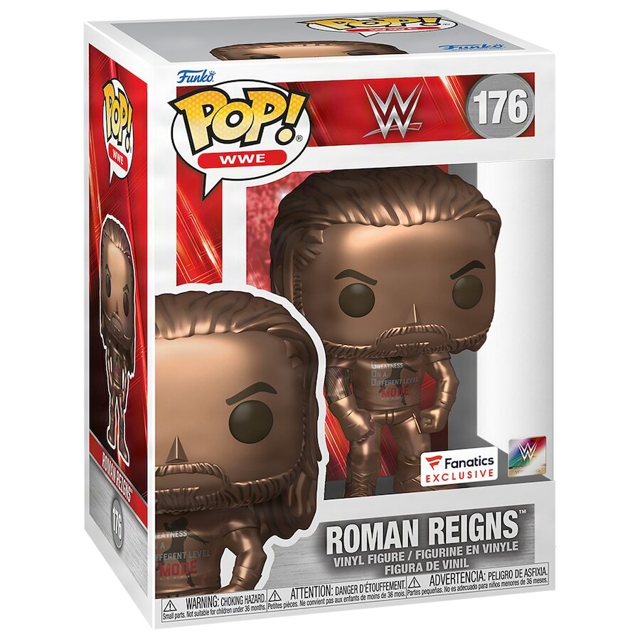 Roman Reigns WWE Funko #176 Fanatics Exclusive Vinyl Pop! Figurine (USA Stock) - UKASSNI
