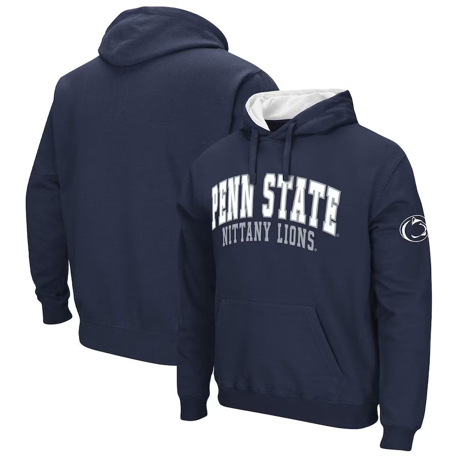 Penn State Nittany Lions Colosseum Double Arch Pullover Hoodie - Navy - UKASSNI