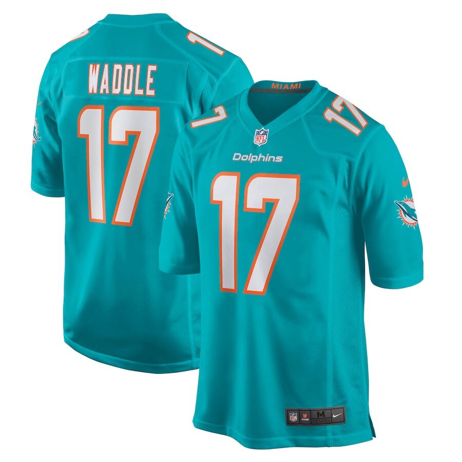 Miami Dolphins NFL Jaylen Waddle Nike Game Player Jersey – Aqua (USA Stock) - UKASSNI