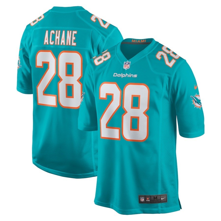 Miami Dolphins NFL Devon Achane Nike Game Player Jersey – Aqua (USA Stock) - UKASSNI