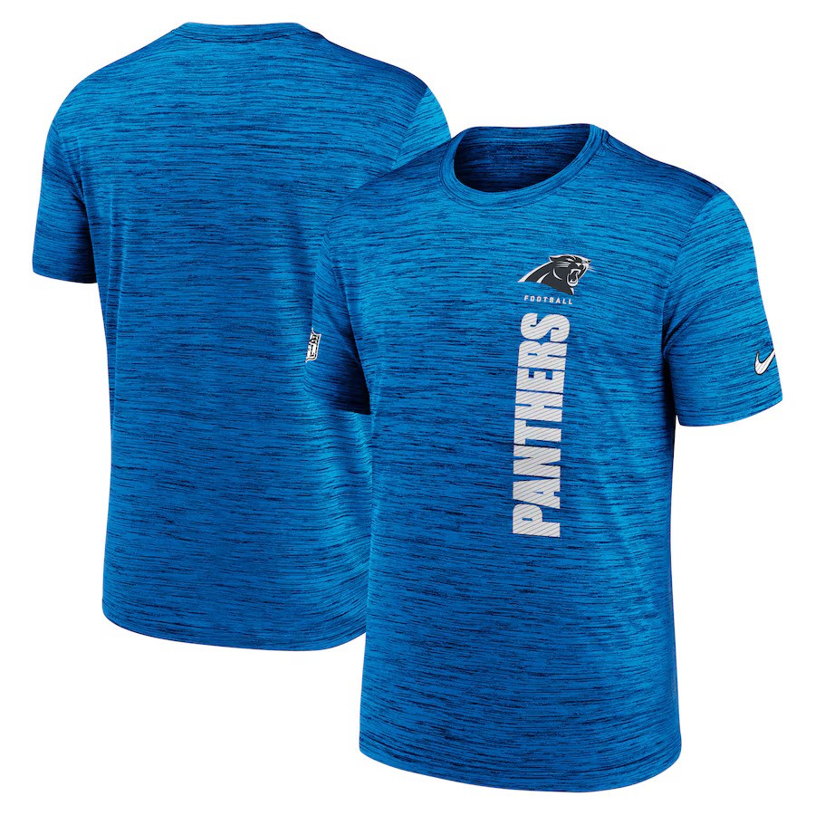 Carolina Panthers Nike 2024 Sideline Velocity Performance T-Shirt - Blue - UKASSNI